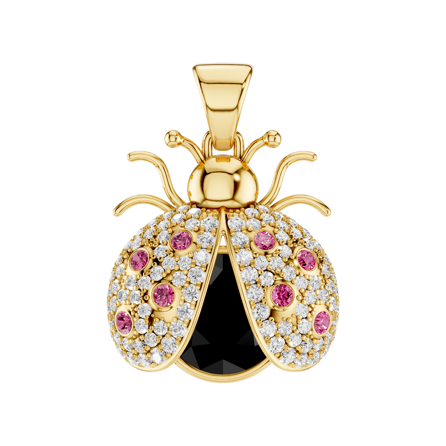 Miss Bug, Bug Pendant, Gold