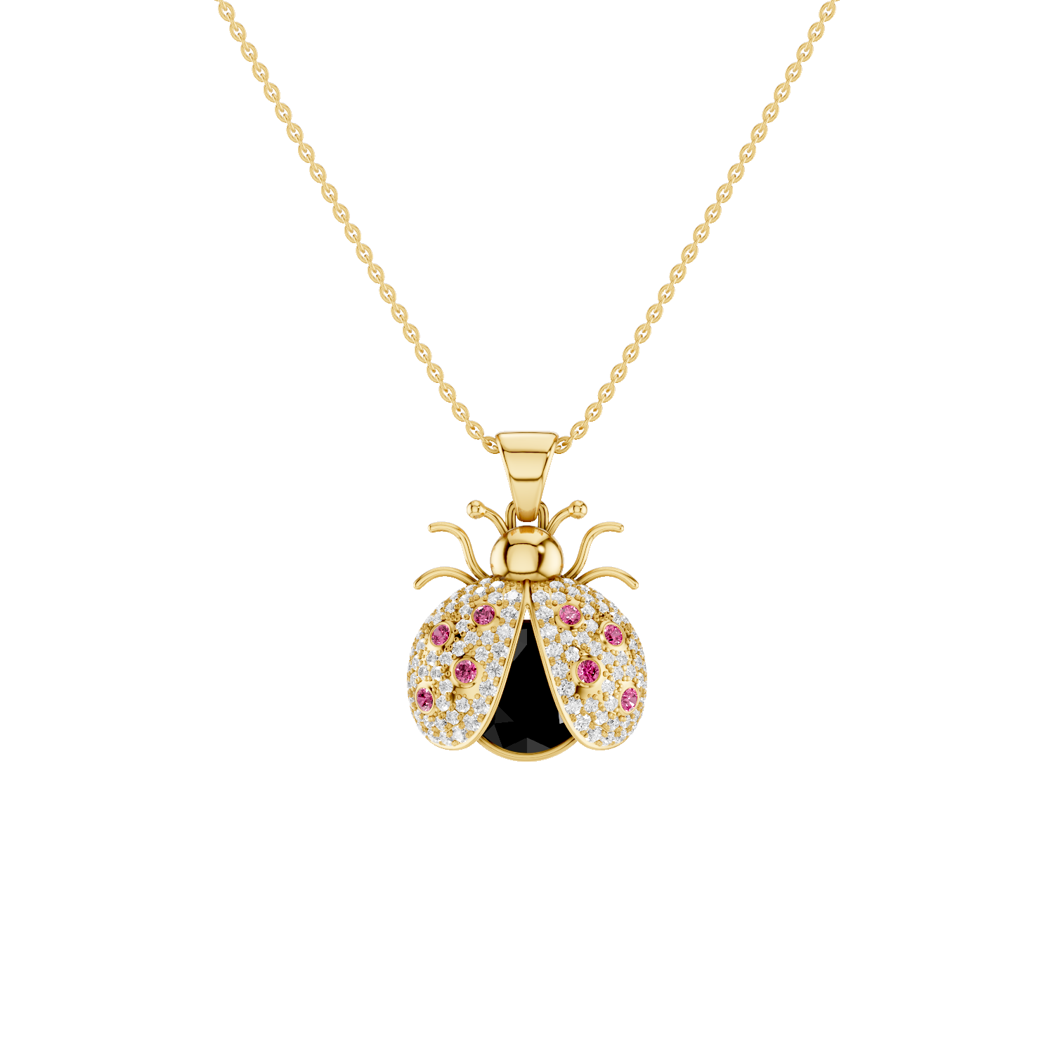 Miss Bug, Bug Pendant, Gold