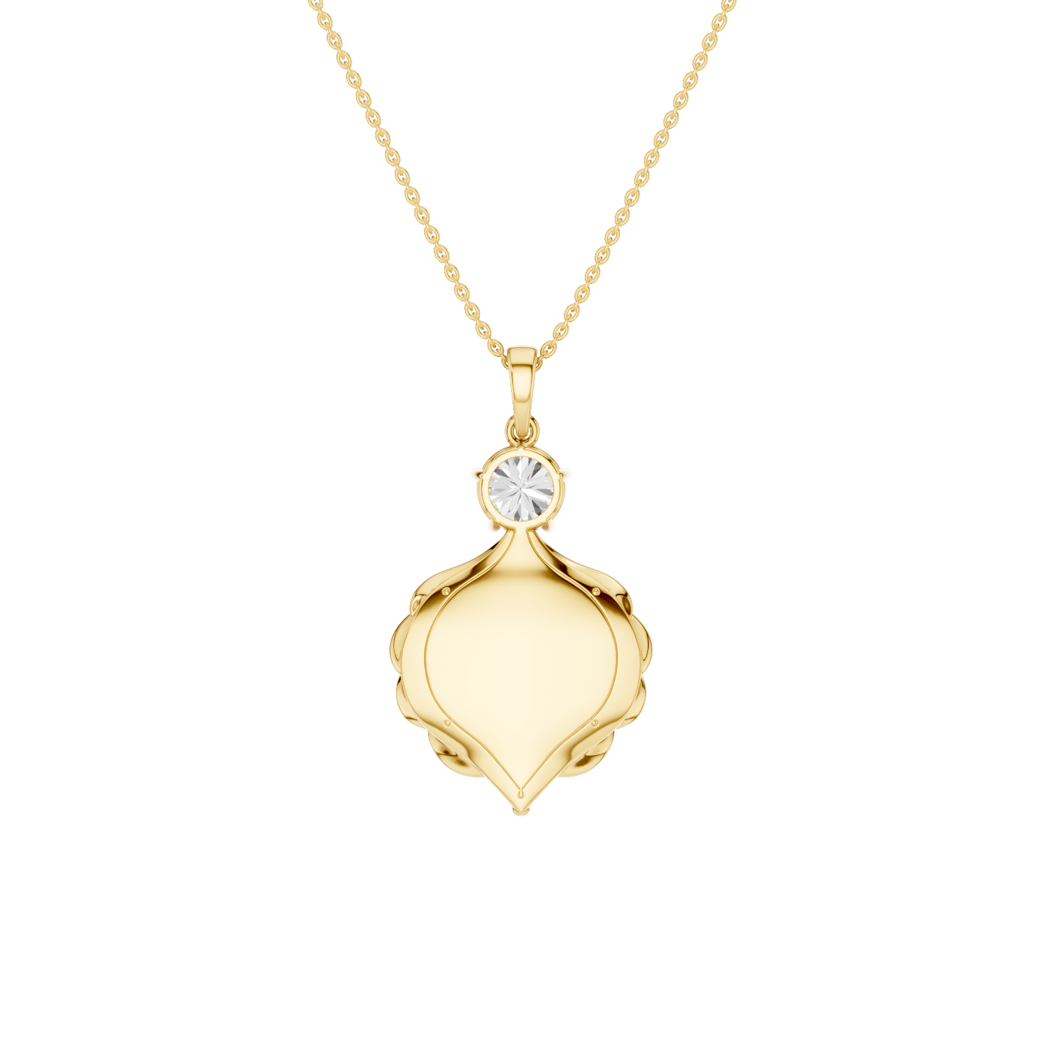 Shelly, Sea Shell Pendant, Gold
