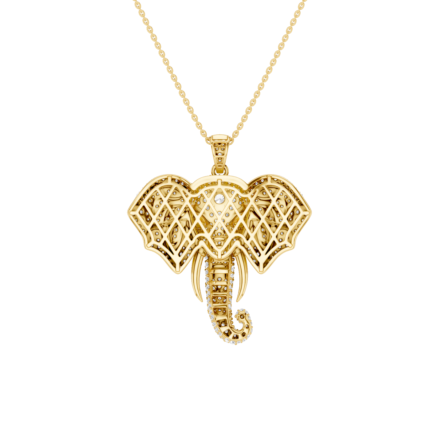Varana, Elephant Pendant, Gold