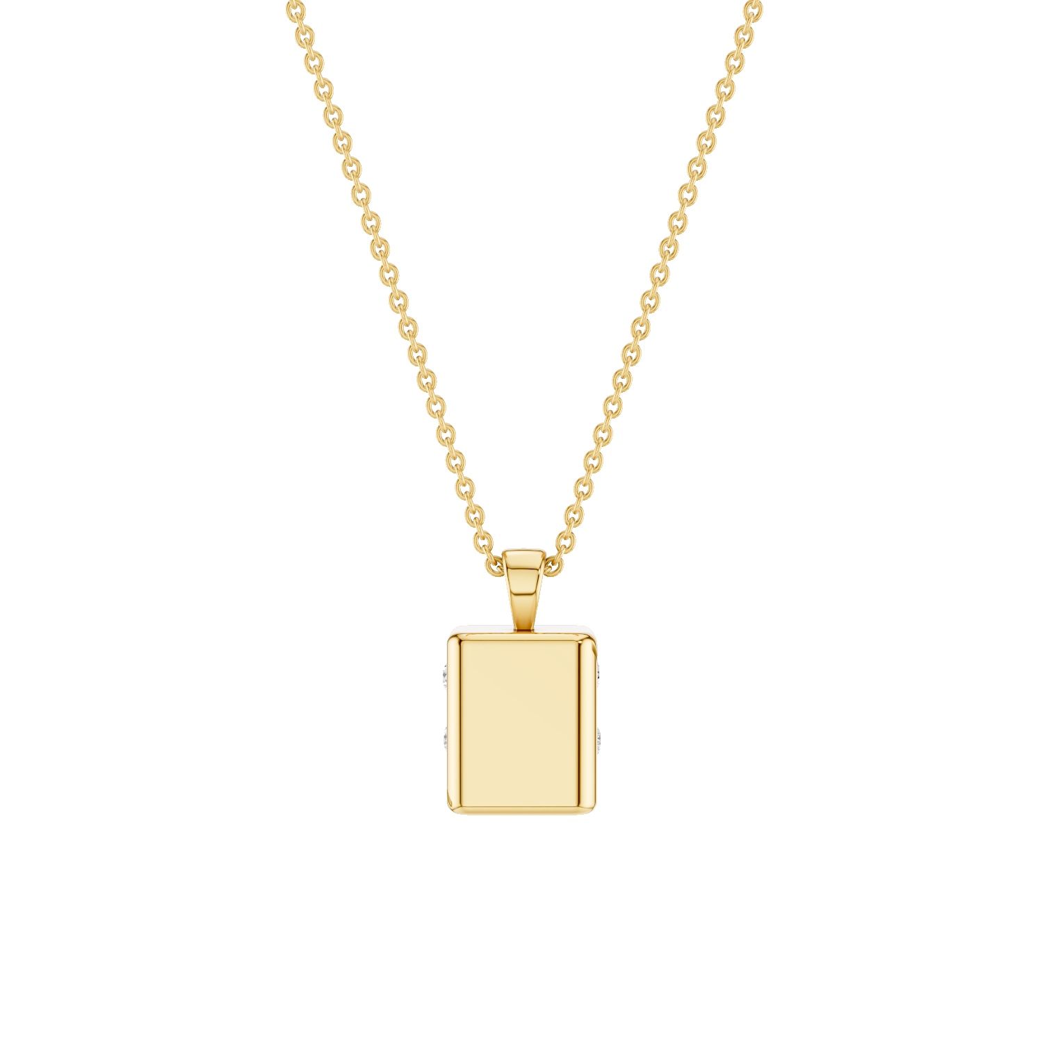Risket, Dice Pendant, Gold