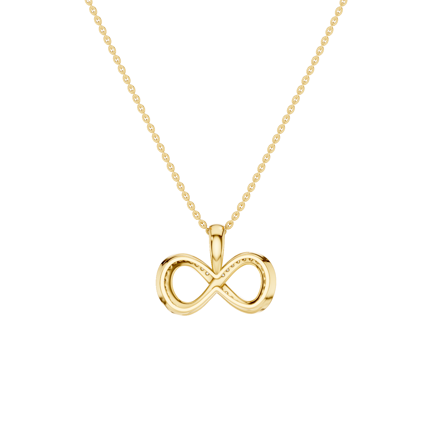 Infinitia, Infinity Pendant, Gold