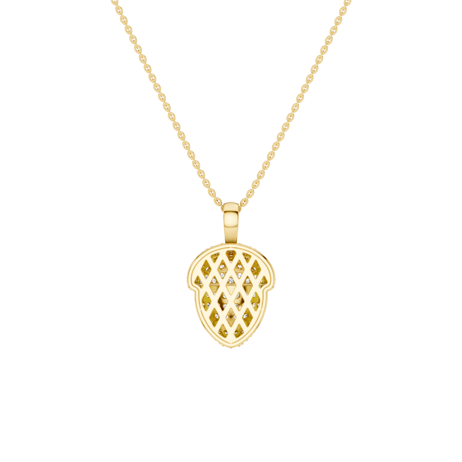 Oaklore, Acorn Pendant, Gold