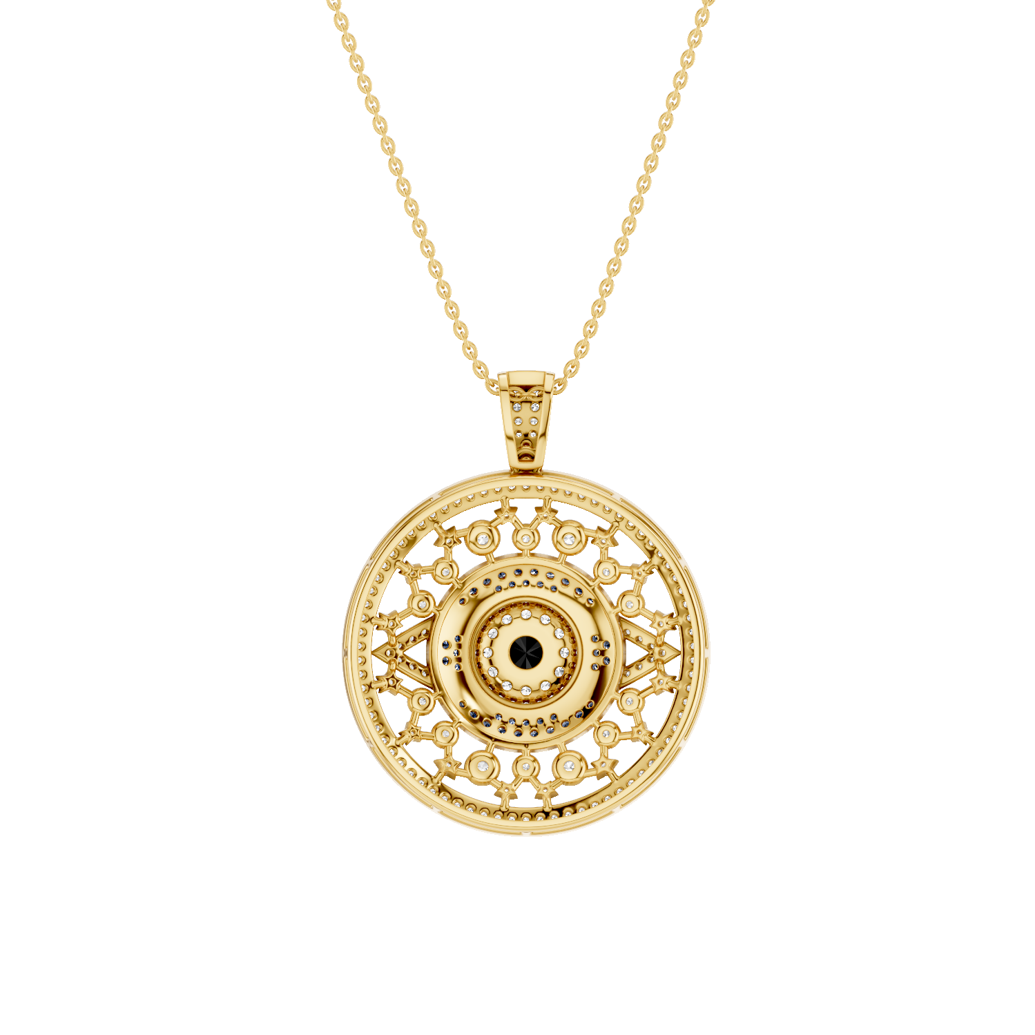 Occulux, Evil Eye Pendant, Gold